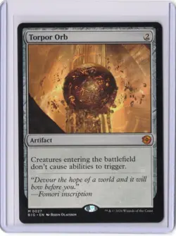 Torpor Orb (Non-foil) Outlaws of Thunder Junction: the Big Score 0027 Mythic MTG - Image 1
