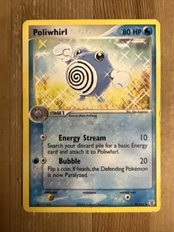 Pokemon TCG Poliwhirl EX FireRed & LeafGreen 46/112 Regular Uncommon HP - Image 1