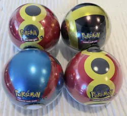 Pokemon TCG Collectors Edition Poke Ball Tin Set [Set of 4] - Image 1