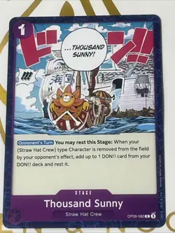 One Piece TCG - Thousand Sunny (OP09-080) Emperors in the New World - Image 1