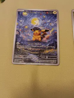 2 Starry Night Pokemon x Van Gogh Promo Card - NM - Image 2