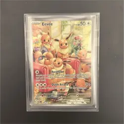 Pokemon Eevee Illustration Rare 188/167 SV06 Twilight Masquerade Holo Card - Image 1
