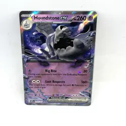 Houndstone ex 102/197 Obsidian Flames Double Rare Holo Pokemon TCG Card NM - Image 1