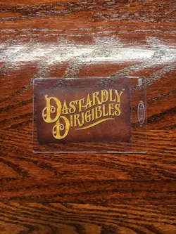 Smoke Bomb Promo Card. Dastardly Dirigibles - Image 2