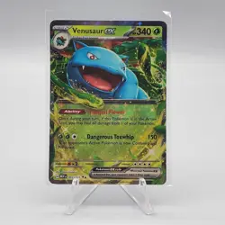 Venusaur ex 003/165 Pokemon 151 Double Rare Holo Card 2023 Scarlet Violet - Image 1