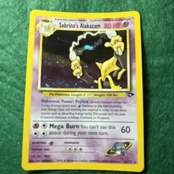 Pokemon Cards: Gym Challenge Rare Holo: Sabrina's Alakazam 16/132 - Image 3