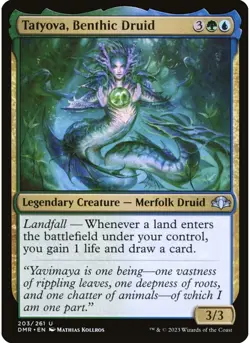 Tatyova, Benthic Druid 203 MTG NM - Dominaria Remastered - Image 1