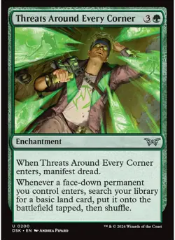 Threats Around Every Corner 200 MTG NM - Duskmourn: House of Horror - Image 1