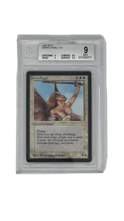MTG Beta Serra Angel BGS 9 MINT | 1993 Magic the Gathering | Vintage Iconic Card - Image 1