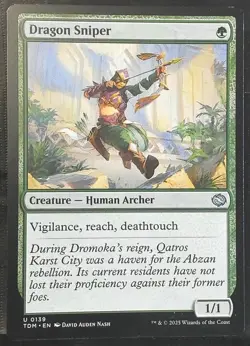 x4 Dragon Sniper, 4x NEAR MINT, SET OF 4, PLAYSET, Tarkir: Dragonstorm Regular - Image 1