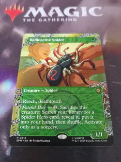 Mtg. Radioactive Spider. Borderless. Marvel's Spider-Man. Pack Fresh - Image 1