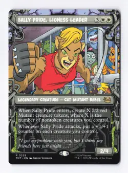 Sally Pride, Lioness Leader (Showcase) MTG Teenage Mutant Ninja Turtles (TMT) - Image 1