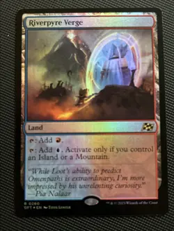 Riverpyre Verge Aetherdrift Foil NM-M Unplayed MTG - Image 1