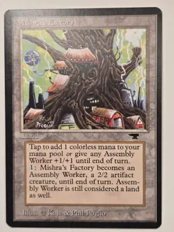 Mishra's Factory SPRING Antiquities MtG Magic the Gathering NM Vintage Land - Image 1
