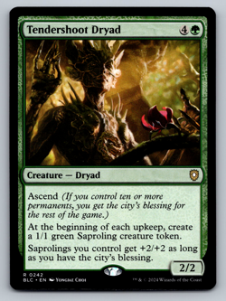 Tendershoot Dryad R 0242 Bloomburrow Regular - Image 1