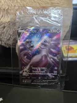 Pokemon Mewtwo V Full Art Promo Card SWSH229 ETB Promo Sealed Pokemon Go - Image 1
