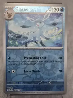 Glaceon 25/131 Reverse Holo Rare NM | Pokemon Prismatic Evolutions - Image 1