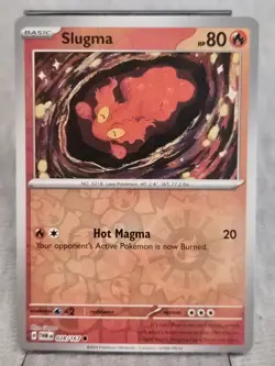 Slugma 028/167 Reverse Holo Common Pokemon TCG S&V Twilight Masquerade - Image 1