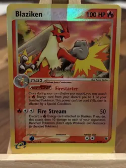 Pokemon TCG Blaziken EX Ruby Sapphire 3/109 Reverse Holo Rare - Image 1