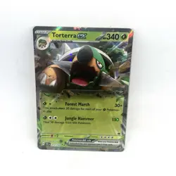 Pokemon TCG Torterra ex 012/162 Temporal Forces Holo Rare NM - Image 1