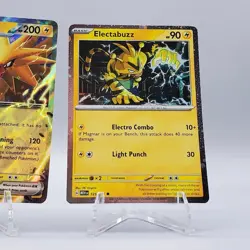Zapdos ex 49/165 & Electabuzz 125/165 Pokemon Scarlet & Violet Black Star Promo - Image 3