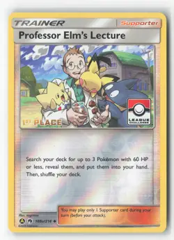 #Professor Elm's Lecture #188a/214 Promo,Reverse Holo Near Mint Pokemon - Image 1