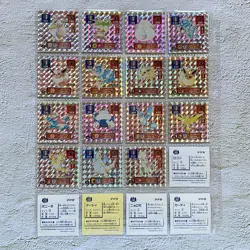 Pokemon Amada Sticker Complete Set 1996 First Edition￼ No.01-No.203 Super Rare - Image 3