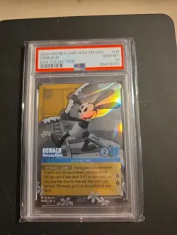 Disney Lorcana Oswald the Lucky Rabbit D23 Promo PSA 10 - Image 1