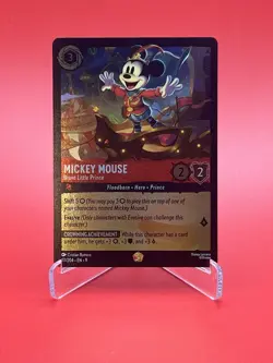 Mickey Mouse Brave Little Prince - 111/204 (Cold Foil) Legendary Lorcana Fabled - Image 1