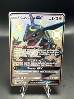 Pokemon TCG Rayquaza GX Celestial Storm Holo Card 177a/168 Promo Ultra Rare - Image 2