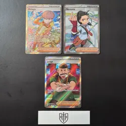 Pokemon TCG - Full Art Trainer 3-Card Lot - Ultra Rare Holo - NM - Image 1