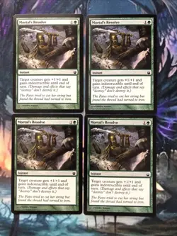 Mortal's Resolve X 4 - Born of the Gods - Magic the Gathering MTG - Image 1
