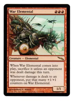 MTG War Elemental X1 Mirrodin edition rare - Image 1
