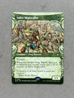 MTG - Valley Mightcaller R 0326 Showcase Rare #326 - Bloomburrow (BLB) NM / Mint - Image 1