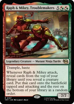 MTG TMNT Raph & Mikey, Troublemakers Teenage Mutant Ninja Turtles Regular - Image 1