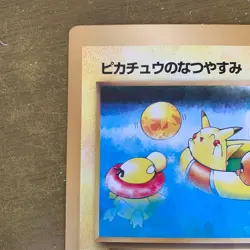 Pikachu's Summer Vacation HP50 Special Jumbo Retro Promo Rare Pokemon Card Game - Image 2