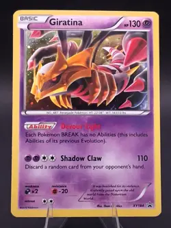 Pokemon TCG Giratina XY184 Black Star Promo Cosmos Holo Rare LP 2016 - Image 1