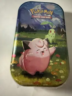 Pokemon TCG: Mega Evolution—Ascended Heroes Mini Tin: Clefairy & Chikorita - Image 1