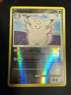 Clefable 22/130 Diamond & Pearl Base Set Pokemon Reverse Holo - Image 1