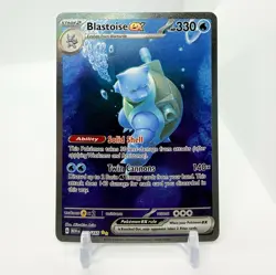 Pokemon TCG Scarlet & Violet 151 Blastoise EX Special Illustration Rare #200 - Image 1