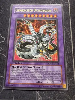 Yu-Gi-Oh! Chimeratech Overdragon POTD-EN034 Ultra Rare 1st Edition LP/MP - Image 1