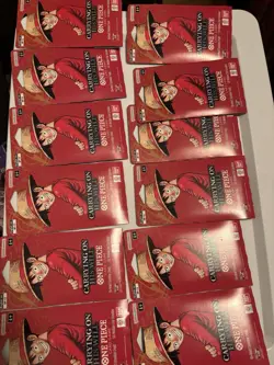 One Piece Op-13 Sleeved Packs Lot of 12 - Image 1