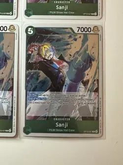 Sanji OP13-027 Carrying On His Will 4 Foil Card Play Set Lot One Piece - Image 5