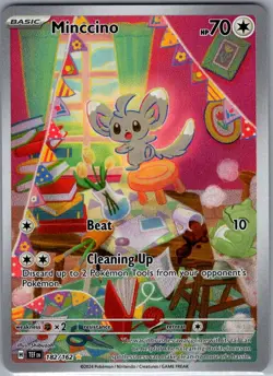 Minccino 182/162 SV05: Temporal Forces - Pokemon Card - NM - Image 1