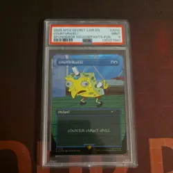 cOuNTeRspELl R 7010 Rainbow Foil Secret Lair X SpongeBob Squarepants Grade PSA 9 - Image 1