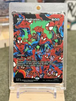 MINT Spiderman’s -Rite of Replication (Borderless) Marvel Universe MAR Magic MTG - Image 1