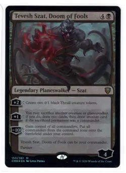 MTG Tevesh Szat, Doom of Fools (Foil) - Commander Legends (CMR) Foil Near Mint - Image 2