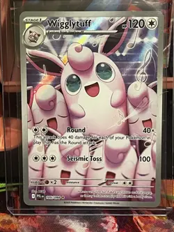 Pokemon TCG Wigglytuff 105/094 Phantasmal Flames Illustration Rare NM Holo - Image 1