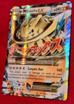 M Steelix EX 68/114 Ultra Rare Art Holo XY Steam Siege 2016 Pokemon TCG NM/M - Image 2