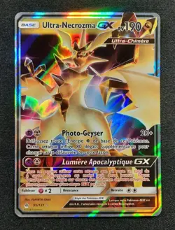 Carte Pokemon : Ultra Necrozma GX Ultra Rare 2018 Lumiere Interdite 95/131 Exc - Image 1